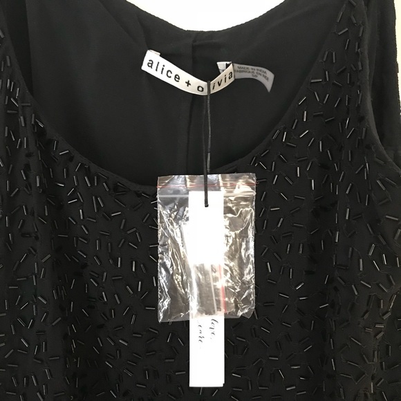 NWT Alice + Olivia beaded dress - Picture 5 of 6
